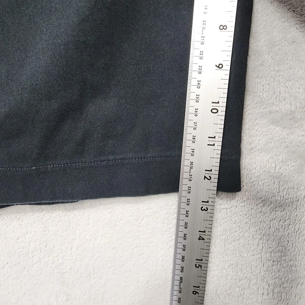 Vintage Briggs New York Shorts Womens 10 Black Bermuda Twill Stretch Preppy